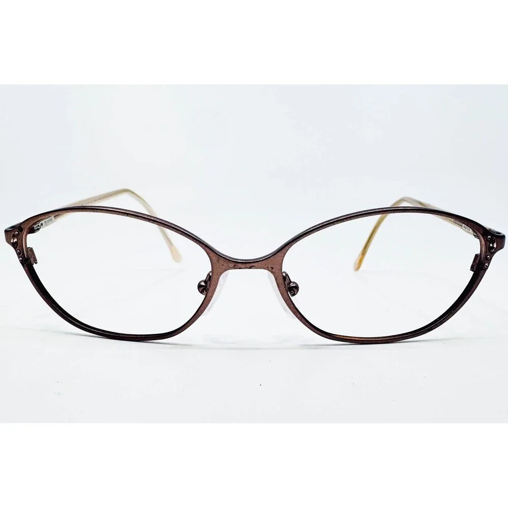 Safilo Emozioni Eyeglasses Womens Brown 4290 A Italy 140